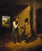 Francis William Edmonds All Talk and No Work Sweden oil painting artist